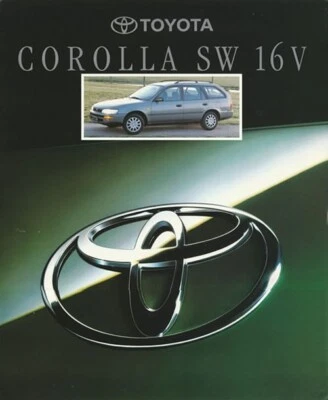 BROCHURE TOYOTA Corolla Station Wagon 16v - 10/1993 - Italian - big format - Immagine 1 di 3