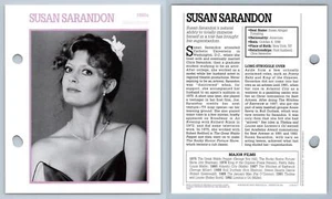 Susan Sarandon - 1980's Atlas Editions Movie Star Card - Picture 1 of 1