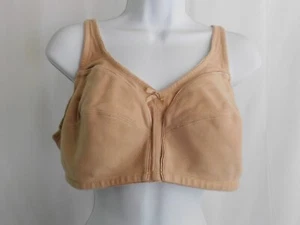 Comfort Choice Bra Women's Beige Wireless Unpadded Bra Size 44C - Picture 1 of 8