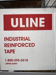ULINE ECONOMY REINFORCED WATER KRAFT TAPE - 3" X 450' 10-ROLL CASE - Picture 1 of 1