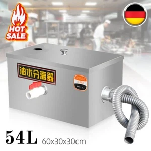 Gastro Fettabscheider 54L Ölabscheider Edelstahl Fettseparator Filter Abwasser - Bild 1 von 14