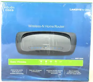 Linksys WRT120N Wireless-N 802.11b/g/n Broadband Router; 150 Mbps 4-Port 10/100 - Picture 1 of 5