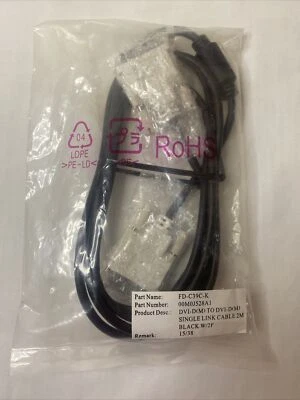 1 DVI-D to DVI-D  SUPER DVI Monitor M M Male 2 Male DVI Cable PC,LCD TV - Image 1 of 2