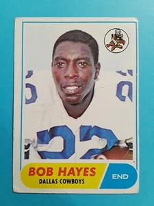 1968 Topps Bob Hayes #103 Football Card Dallas Cowboys (basso grado) - Foto 1 di 2