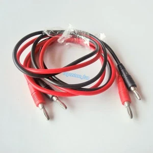 1set 1M Dual Banana Plug To 2 Male Probe Test Lead Multimeter Cable 18AWG - Picture 1 of 6