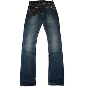 Silver Jeans Co Women's Tuesday Low Rise Slim Bootcut Denim Jean Indigo. 25W/31L - Picture 1 of 12