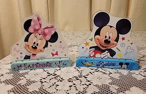 DISNEY MICKEY & MINNIE MOUSE FLASHING DECORATION MULTIPLE COLOR FLASHING MODES - Picture 1 of 4