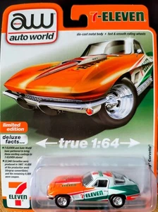 7-Eleven AW Auto World Limited Edition 2012 Dodge Viper & 1967 Chevy Corvette Se - Picture 1 of 2