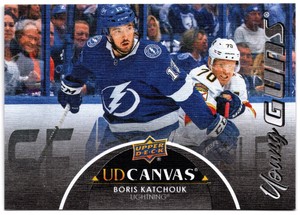 2021-22 Upper Deck Young Guns UD Canvas Black BORIS KATCHOUK #C213 Tampa Rookie