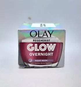 Olay Regenerist Glow Overnight Night Mask With Vitamin B3 & Peptides, 50ml - Picture 1 of 4
