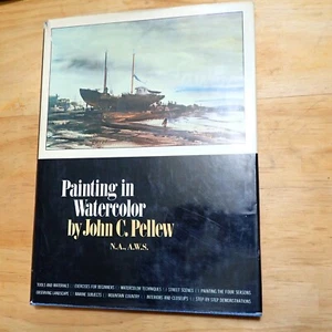 Painting in Watercolor - John Pellew - HBDJ 160pgs - Picture 1 of 14