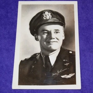 Vintage RPPC Real Photo Postcard of Actor Van Johnson in Uniform Dated 1949 - Picture 1 of 2
