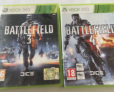 Lotto giochi usati originali Battlefield 3 + Battlefield  4 Xbox 360 in italiano