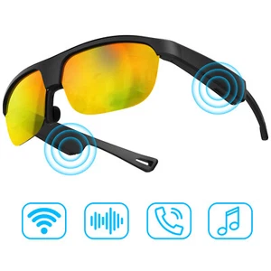 Intelligente polarisierte Bluetooth Sonnenbrille, integriertes Mikrofon & Lautsprecher, Sprachassistent - Bild 1 von 16
