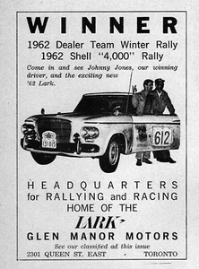1962 Studebaker Lark Daytona Original Rare Dealer Racing Ad - Picture 1 of 1