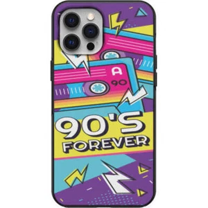 Handyhülle 90er Retro Forever lila gelb und pink Design für iPhone 7 8 X XS - Bild 1 von 31