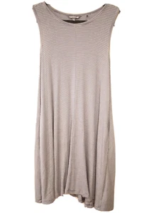 Toad & Co Women's Size Small Daisy Rib Sleeveless Dress Blue Striped Modal - Picture 1 of 5
