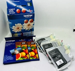 GENUINE Brother LC39PVP 4 Colours Photo Value Pack Ink Cart - EXP 11/2017 - Picture 1 of 5