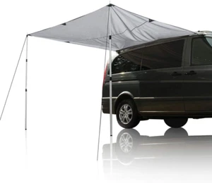Motorhome Tarp 260 X 240 Tenda Da Sole Con Pali Di Installazione per Camper, Aut - Foto 1 di 12