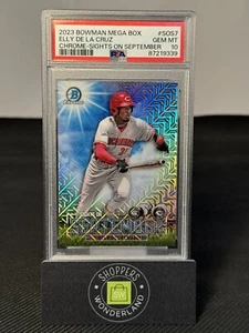2023 Bowman Chrome Elly De La Cruz Rookie Sights on September PSA 10 GEM MINT - Picture 1 of 2