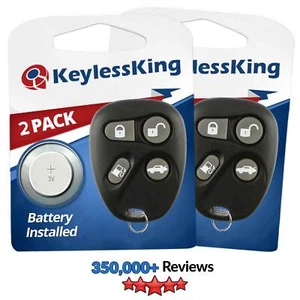 2 For 1998 1999 2000 Cadillac Deville Eldorado Seville Keyless Remote Key Fob - Picture 1 of 1