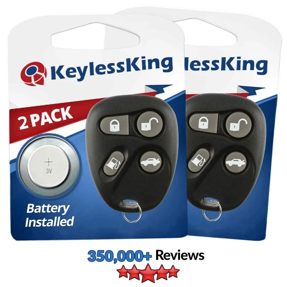 2 For 1998 1999 2000 Cadillac Deville Eldorado Seville Keyless Remote Key Fob - Image 1 of 1