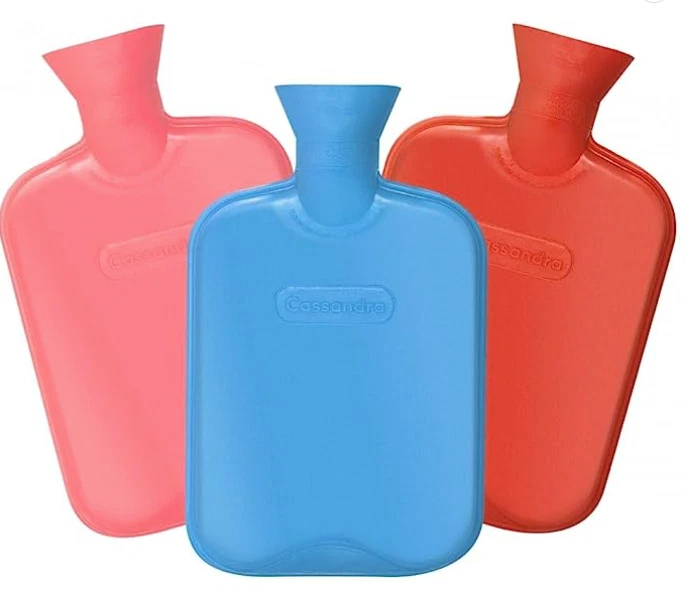 Cassandra HW0102 1.8L Hot Water Bottle with Ribbed Surface - pink, red or blue - Image 1 of 1