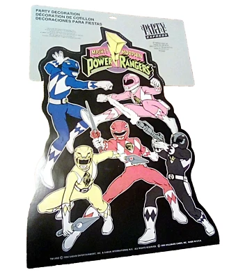Винтажное демонстрационное украшение Mighty Morphin Power Rangers 1994 Hallmark Party Express - Изображение 1 из 4