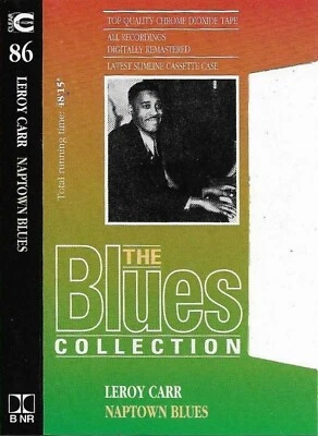 BLUES COLLECTION 86 LEROY CARR NAPTOWN BLUES CASSETTE ALBUM Remastered - Image 1 of 4