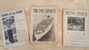 Vintage Lot Signs of the Times Magazine - 1945-1947 - Atomic  - Picture 1 of 10