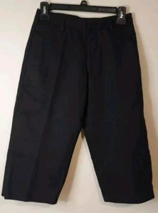 Fit America Black School Uniform Capri Pants Girls Size 1 - Picture 1 of 6