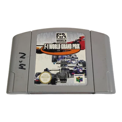F-1 World Grand Prix - Nintendo 64 Racing Simulation - Video System - 1998 - Image 1 of 2
