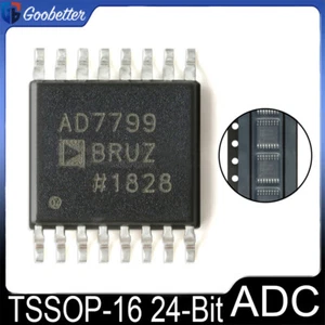 1Pcs ADC AD7799BRUZ-REEL TSSOP-16/24-Bit Δ Analog-To-Digital Converters(RMS)27nV - Picture 1 of 7