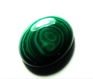 40.28cts MALACHITE 24 x 19 x 7mm CABOCHON REPUBLIC OF THE CONGO AFRICA #108 - Picture 1 of 2