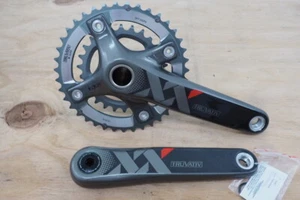 ¡NUEVO! Juego de bielas SRAM XX GXP 2x10 velocidades 175 mm carbono MTB 39/26t - Imagen 1 de 5