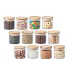 Small Airtight Kitchen Canister: Durable Glass Jar for Spices, Salt, Seasonings