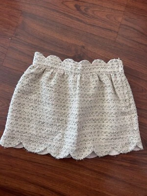 Janie and Jack Niñas Tweed Boucle Estampado Vieira Borde Falda Cintura Ajustable Talla 6 Foto 1 de 4