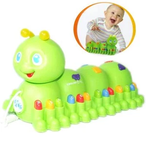 Neue süße Kinder Kinder süße Nachziehraupe spielt englische chinesische Lieder - Bild 1 von 1