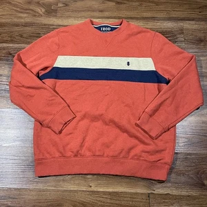 IZOD Advantage Performance Stretch Orange Rundhals Langarm Sweatshirt Herren M - Bild 1 von 6