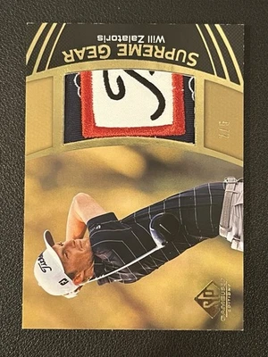 Will Zalatoris 2024 SP Game Used Supreme Gear Gold /5 Titleist Patch SPT-WZ - Image 1 of 2