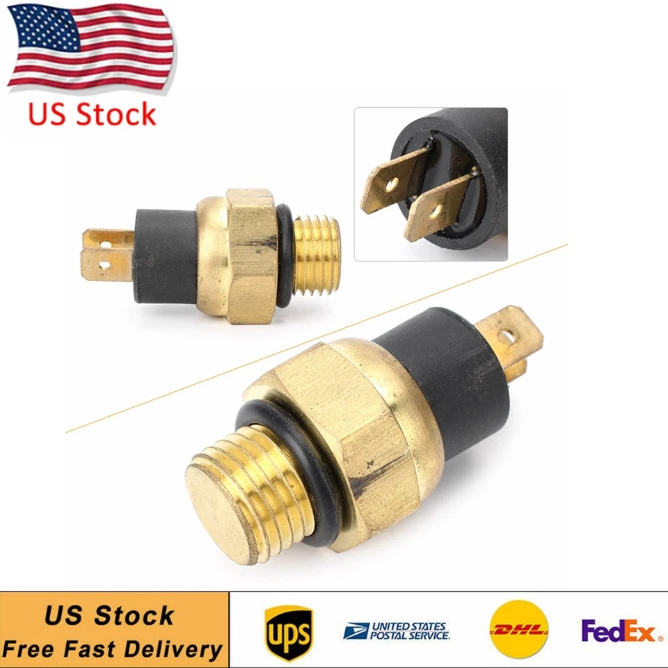 Interruptor del ventilador de refrigeración del radiador Sensor de temperatura del agua para Honda VF1100C VF500C VF700S Foto 1 de 4