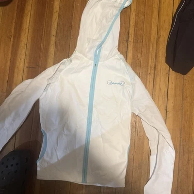 CANNONDALE Ligero Ciclismo Bicicleta Chaqueta Abrigo Sudadera con Capucha Mujer L Grande Foto 1 de 4