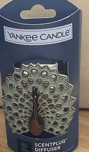 Yankee Candle-Art Deco-PEACOCK-Scentplug Diffuser-Light Up Wall Plug/Scent-NEW- - Picture 1 of 5