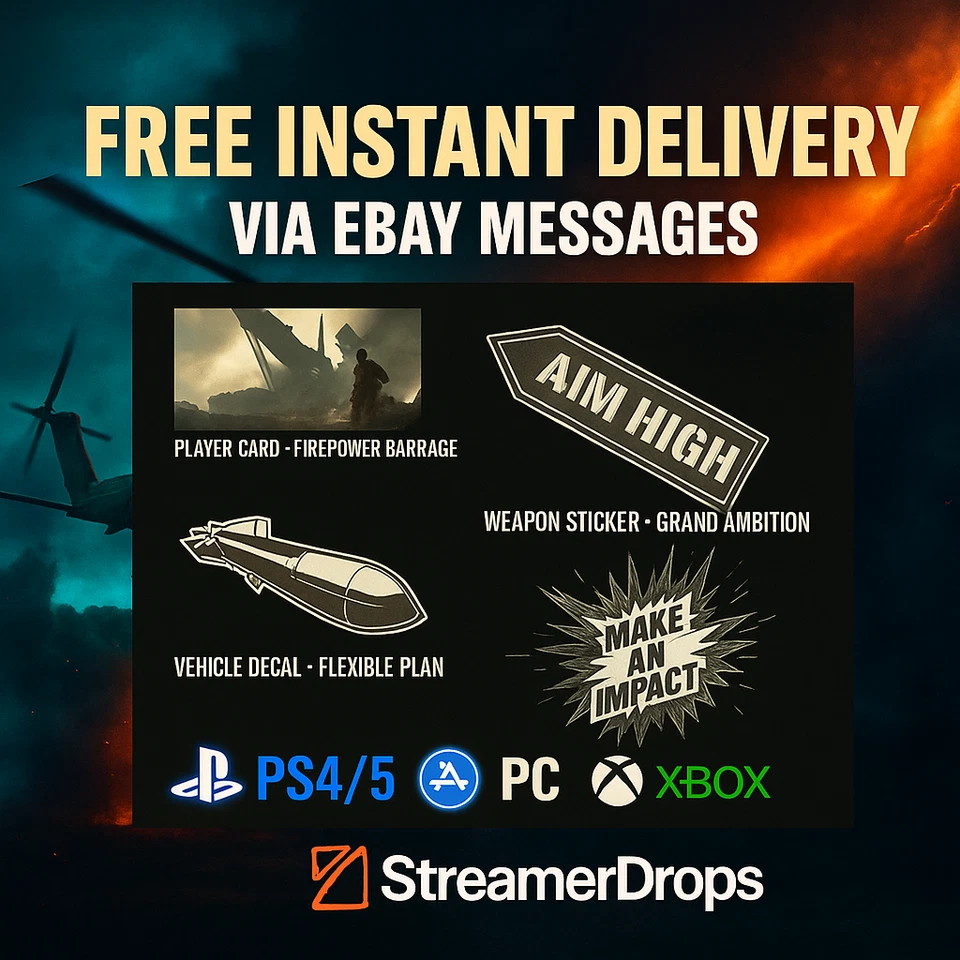 Battlefield 6 FULL SET 4 RARE REWARDS | BF6 CODES