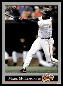 1992 Leaf Mark McLemore Baltimore Orioles #427 - Picture 1 of 2