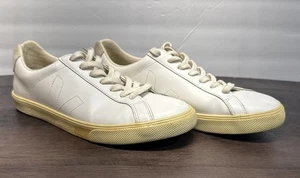 Veja Esplar Leather Casual Sneakers Shoes Womens Size 9 White - Picture 1 of 9