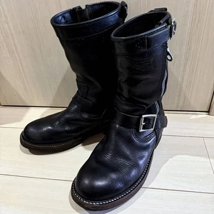 ISAMU KATAYAMA BACKLASH Stiefel Side Zip Engineer Boots Leder schwarz Größe 26,5 cm - Bild 1 von 10