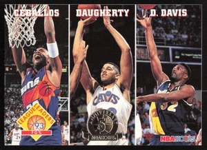 1993-94 Hoops Fifth Anniversary Gold FG% (Ceballos / Daugherty / Davis) #285 - Picture 1 of 2