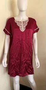 Silksilky Women’s 100% Silk dress No Belt Uk Large size - Picture 1 of 12