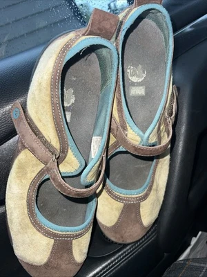 Merrell серо-коричневый ортолит Qform воздушная подушка Mary Jane женщин США размер 9,5 оливковый - Изображение 1 из 4